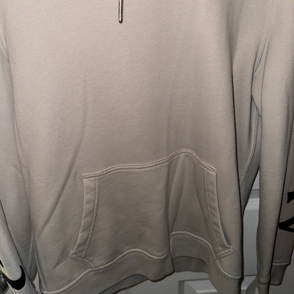 Beige XS, Abercrombie & Fitch Hoodie Sweatshirt Used - Picture 5 of 5